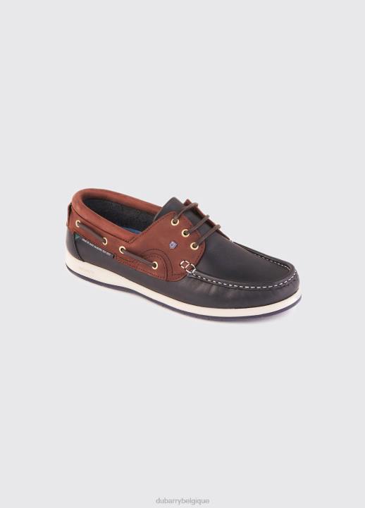 628F880 chaussure bleu marine/marron Dubarry Hommes chaussure de pont Commodore XLT
