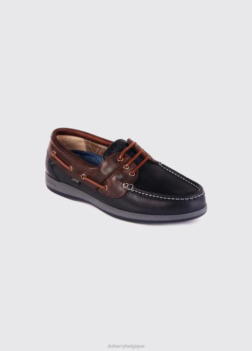 628F897 chaussure bleu marine/marron Dubarry Hommes mocassin marin