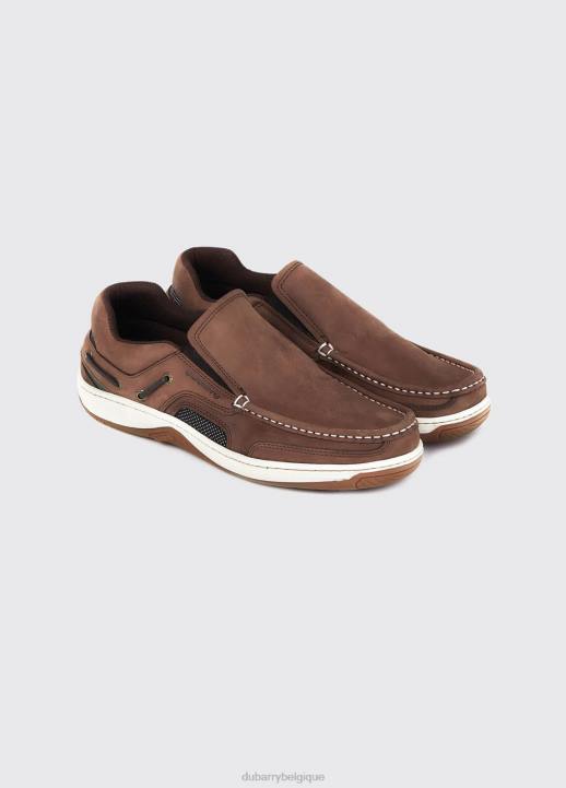 628F908 chaussure âne marron Dubarry Hommes mocassin de yacht