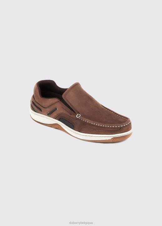 628F908 chaussure âne marron Dubarry Hommes mocassin de yacht