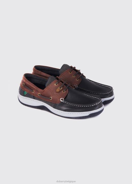 628F920 chaussure bleu marine/marron Dubarry Hommes chaussure de pont de régate