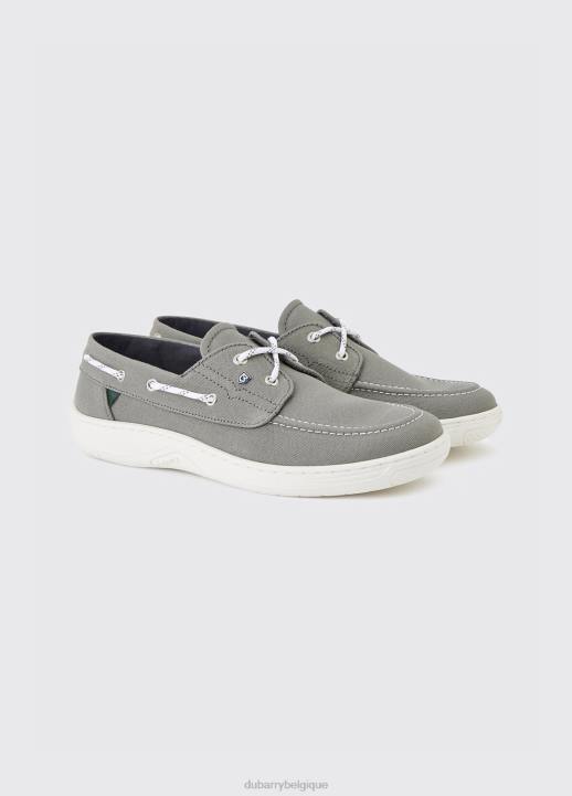 628F927 chaussure kaki Dubarry Hommes chaussure pont en toile Santorin