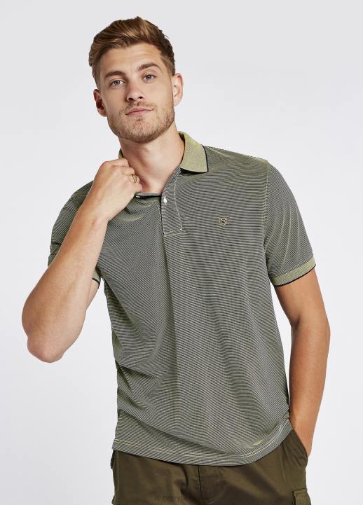 628F949 vêtements agrumes Dubarry Hommes polo rayé Mullaghmore
