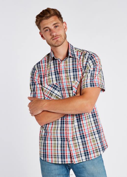 628F957 vêtements bleu marine multicolore Dubarry Hommes chemise myrtille