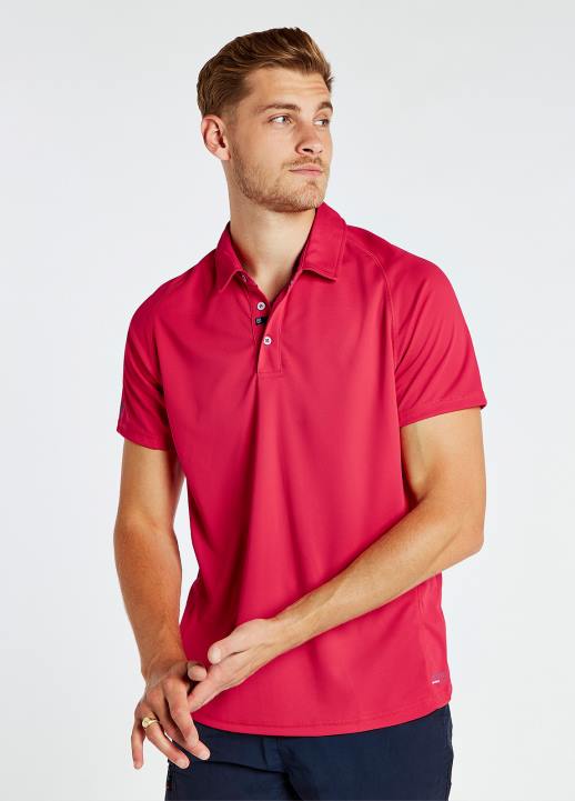 628F958 vêtements rouge Dubarry Hommes polo technique menton
