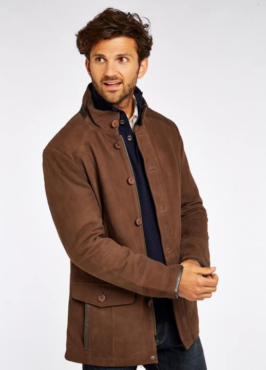628F960 vêtements noyer Dubarry Hommes veste en cuir moore