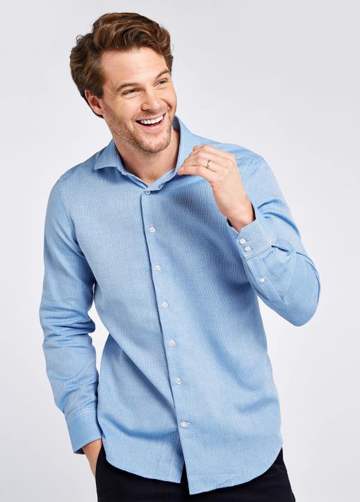 628F969 vêtements bleu pâle Dubarry Hommes chemise coupe ajustée herbert