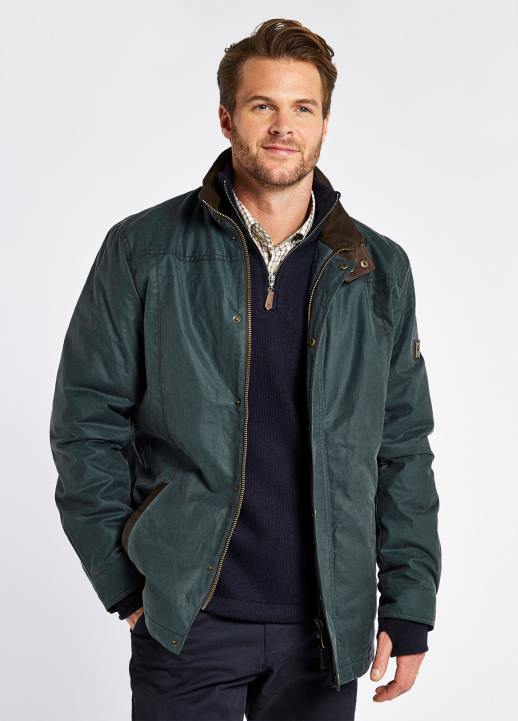 628F970 vêtements caillou sombre Dubarry Hommes veste de cire de Carrickfergus