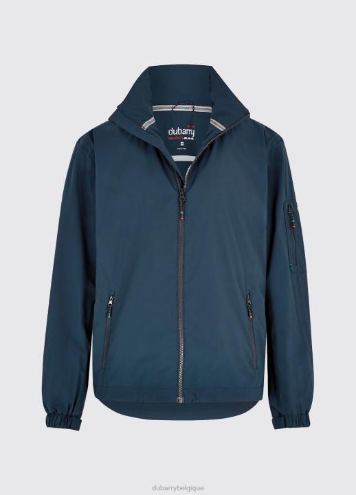 628F976 vêtements marine Dubarry Hommes veste mi-mollet croatie doublée en polaire