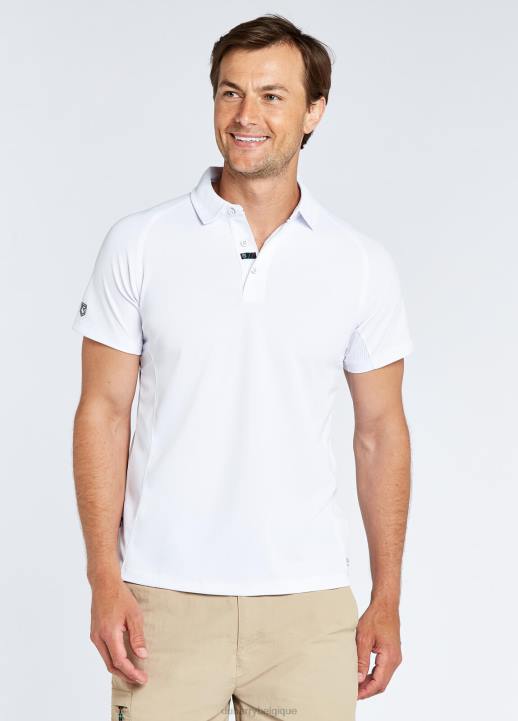 628F977 vêtements blanc Dubarry Hommes polo technique menton