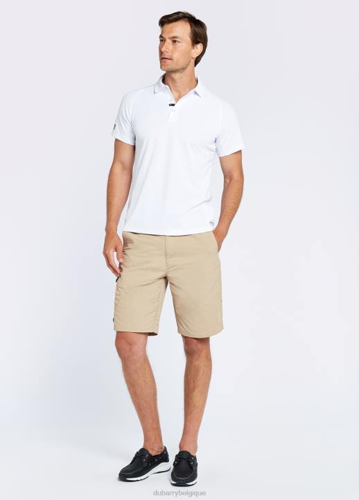 628F977 vêtements blanc Dubarry Hommes polo technique menton