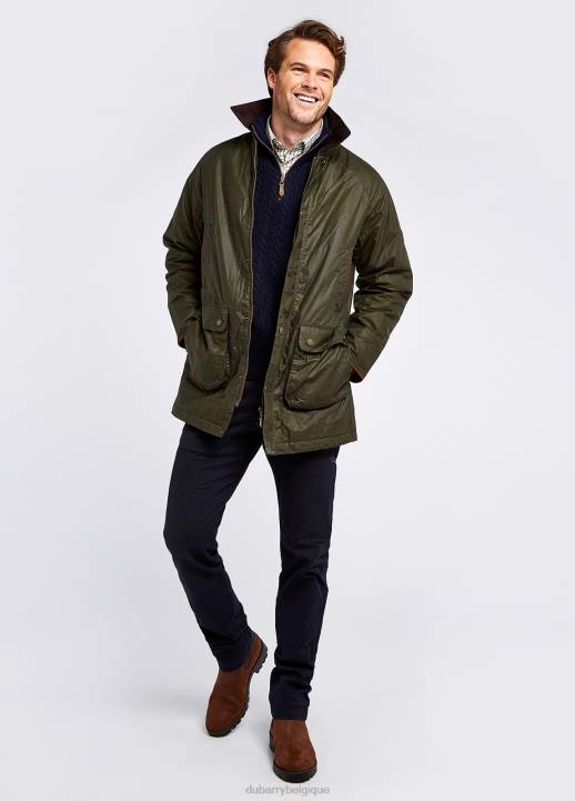628F982 vêtements pin Dubarry Hommes veste wax brunswick