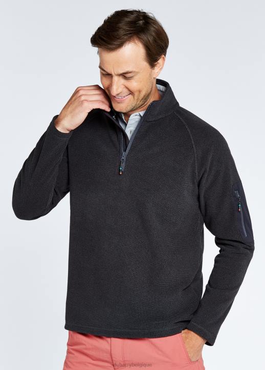 628F990 vêtements graphite Dubarry Hommes polaire monaco à quart de zip