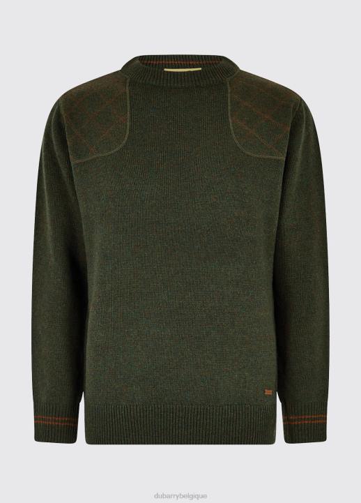 628F995 vêtements olive Dubarry Hommes pull à col rond clarinbridge