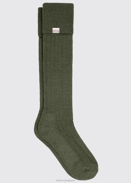 628F316 accessoires olive Dubarry femmes chaussettes en alpaga