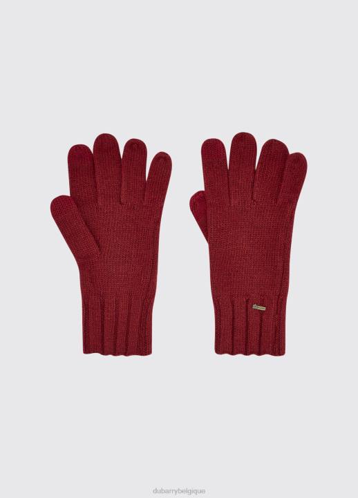 628F727 accessoires rubis Dubarry femmes gants tricotés Hayes