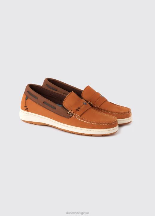 628F703 chaussure café/caramel Dubarry femmes chaussures de pont havane