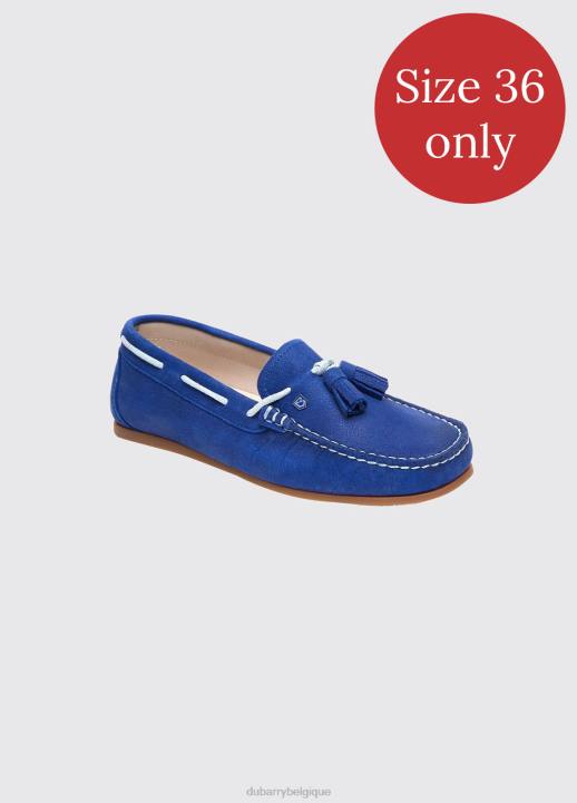 628F711 chaussure cobalt Dubarry femmes mocassin de la Jamaïque