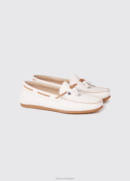 628F74 chaussure voile blanche Dubarry femmes mocassin de la Jamaïque