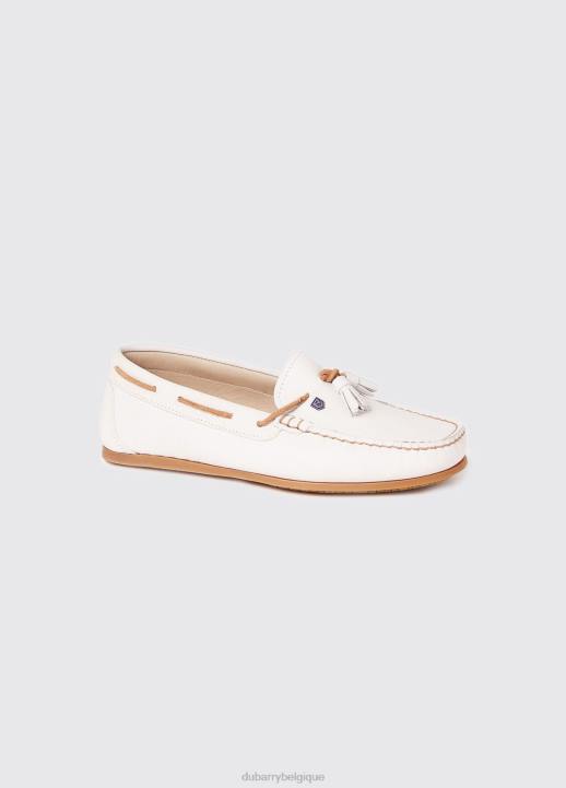 628F74 chaussure voile blanche Dubarry femmes mocassin de la Jamaïque