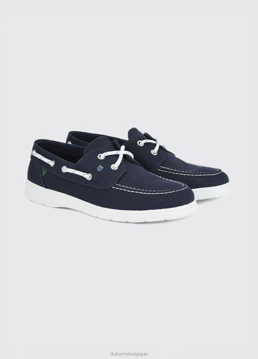 628F88 chaussure marine Dubarry femmes chaussure pont en toile biarritz