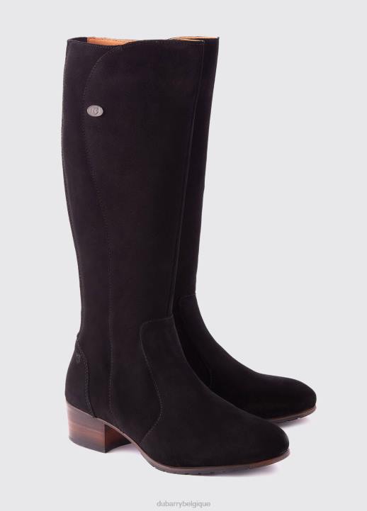 628F71 chaussure Suède noir Dubarry femmes botte haute downpatrick