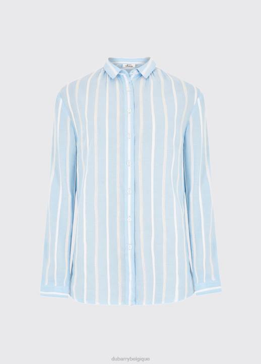 628F676 vêtements bleu pâle Dubarry femmes chemise violette