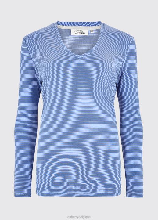 628F737 vêtements bleu royal Dubarry femmes haut stradball