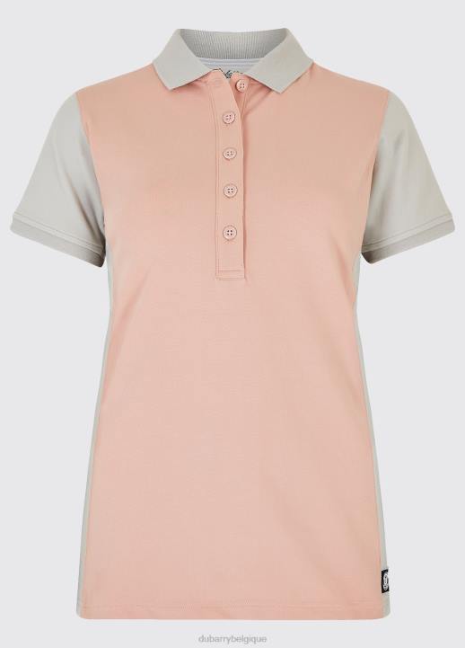 628F785 vêtements rose poussiéreux Dubarry femmes Polo Kilmichael