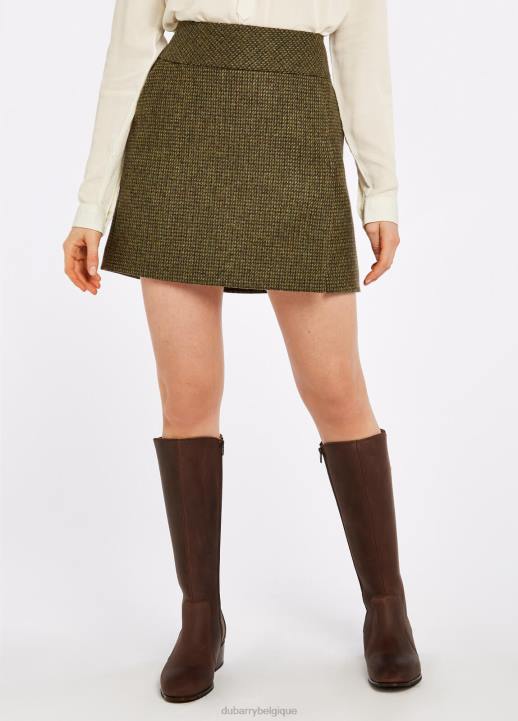 628F484 vêtements bruyère Dubarry femmes jupe en tweed à fleurs