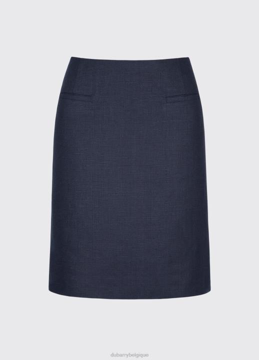 628F783 vêtements marine Dubarry femmes jupe femme en lin tournesol