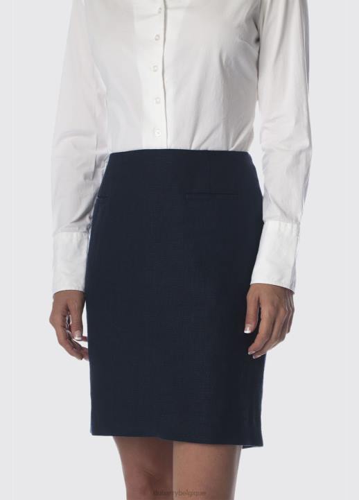 628F783 vêtements marine Dubarry femmes jupe femme en lin tournesol