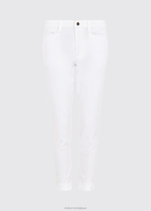 628F608 vêtements blanc Dubarry femmes pantalon chino killybegs