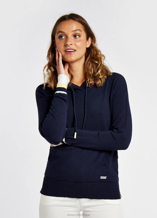628F167 vêtements marine Dubarry femmes sweat à capuche burncourt