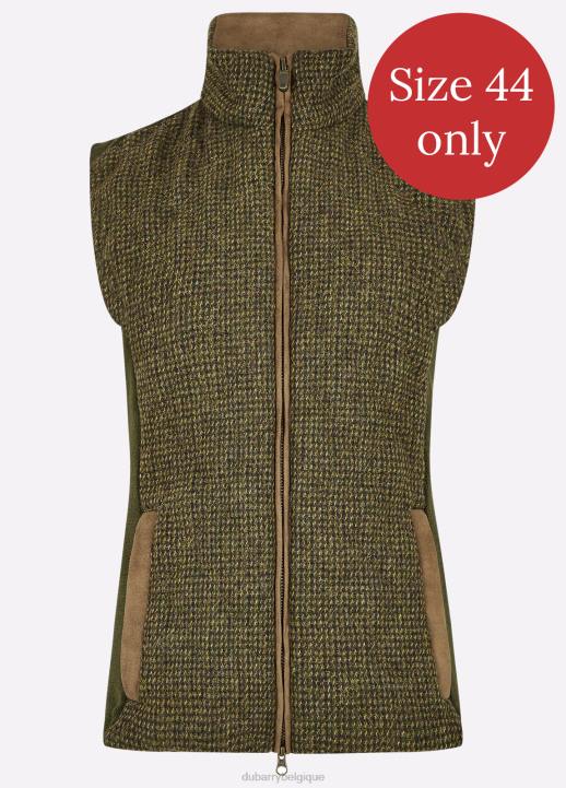 628F554 vêtements bruyère Dubarry femmes gilet en tweed de genévrier