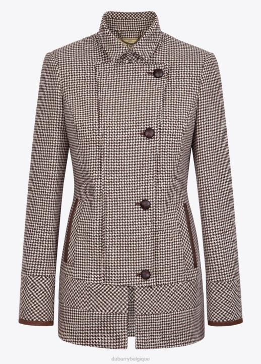 628F559 vêtements café Dubarry femmes veste en tweed de saule