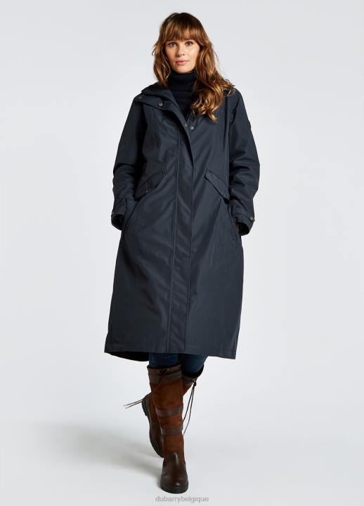 628F183 vêtements marine Dubarry femmes manteau imperméable alderford