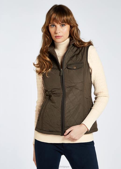 628F254 vêtements olive Dubarry femmes gilet matelassé rathdown