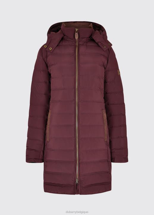 628F257 vêtements groseille Dubarry femmes veste matelassée Ballybrophy