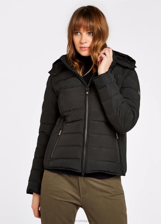 628F525 vêtements noir Dubarry femmes manteau matelassé Kilkelly