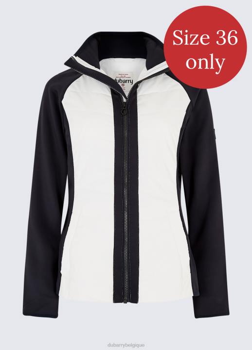 628F528 vêtements blanc multicolore Dubarry femmes veste émeraude