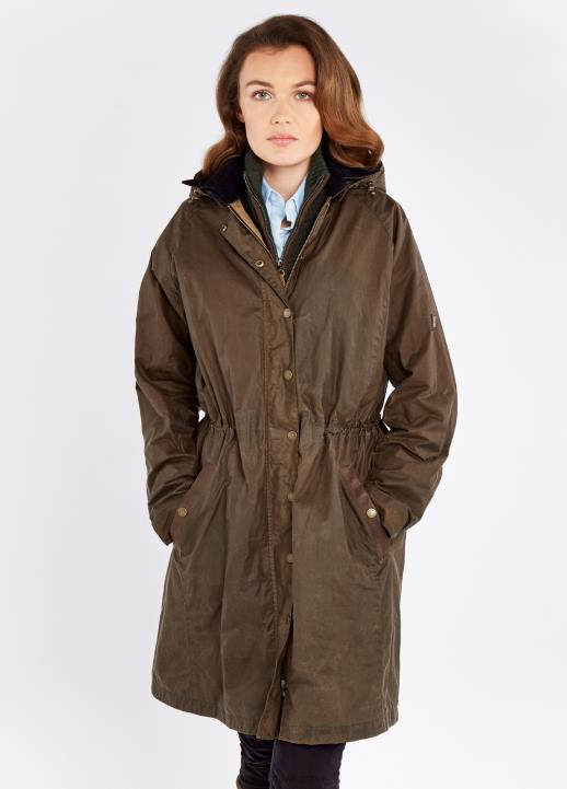 628F615 vêtements gingembre Dubarry femmes manteau de cire ballyvaughan