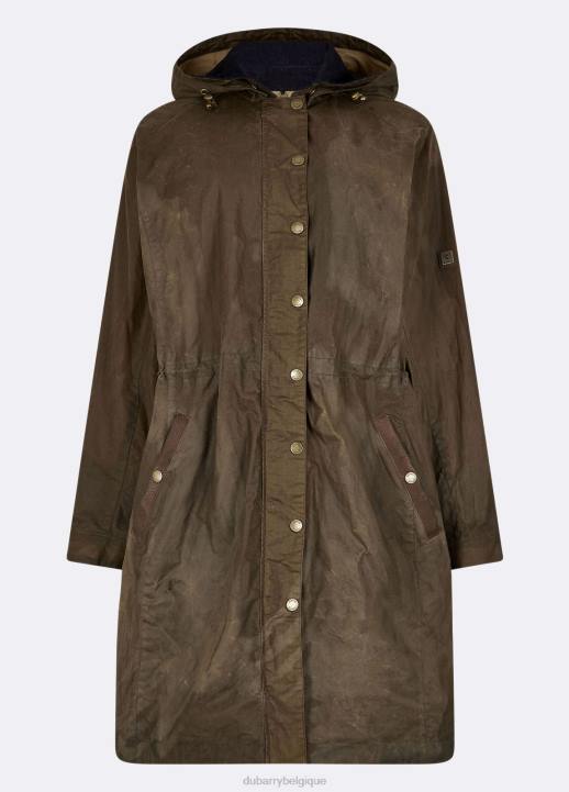 628F615 vêtements gingembre Dubarry femmes manteau de cire ballyvaughan
