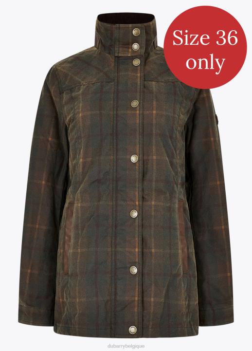 628F616 vêtements chasseur brun Dubarry femmes veste cirée d'annestown