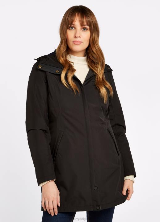 628F625 vêtements noir Dubarry femmes manteau de voyage Bunratty