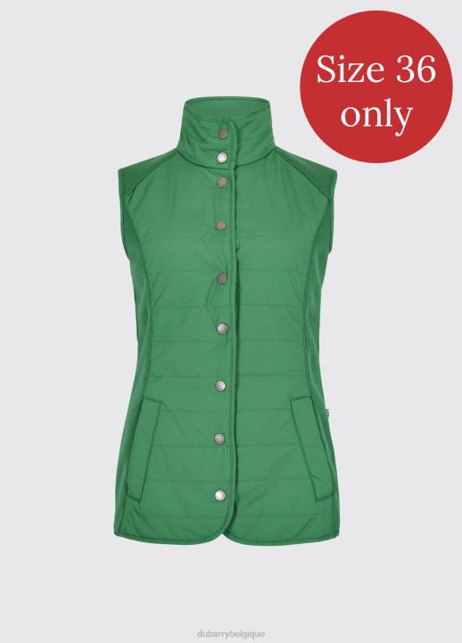 628F810 vêtements vert kelly Dubarry femmes gilet ballycoe