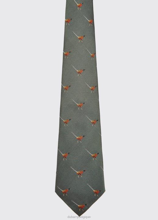 628F1051 accessoires olive Dubarry Hommes cravate en soie folle