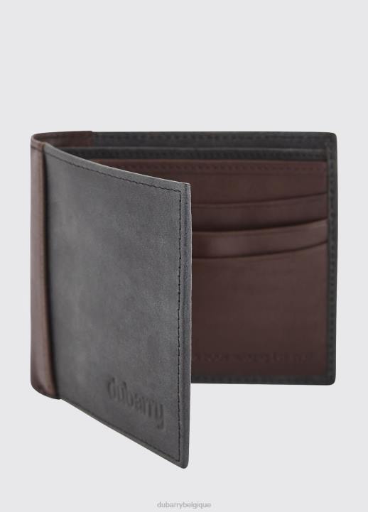 628F1061 accessoires noir marron Dubarry Hommes portefeuille en cuir rosmuc