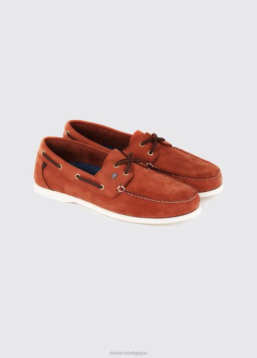 628F1093 chaussure roux Dubarry Hommes mocassin portuaire