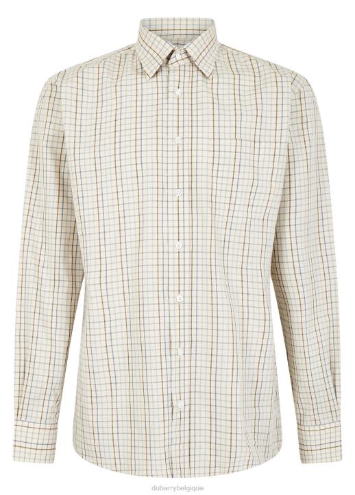 628F1089 vêtements bleu multicolore Dubarry Hommes chemise baylin